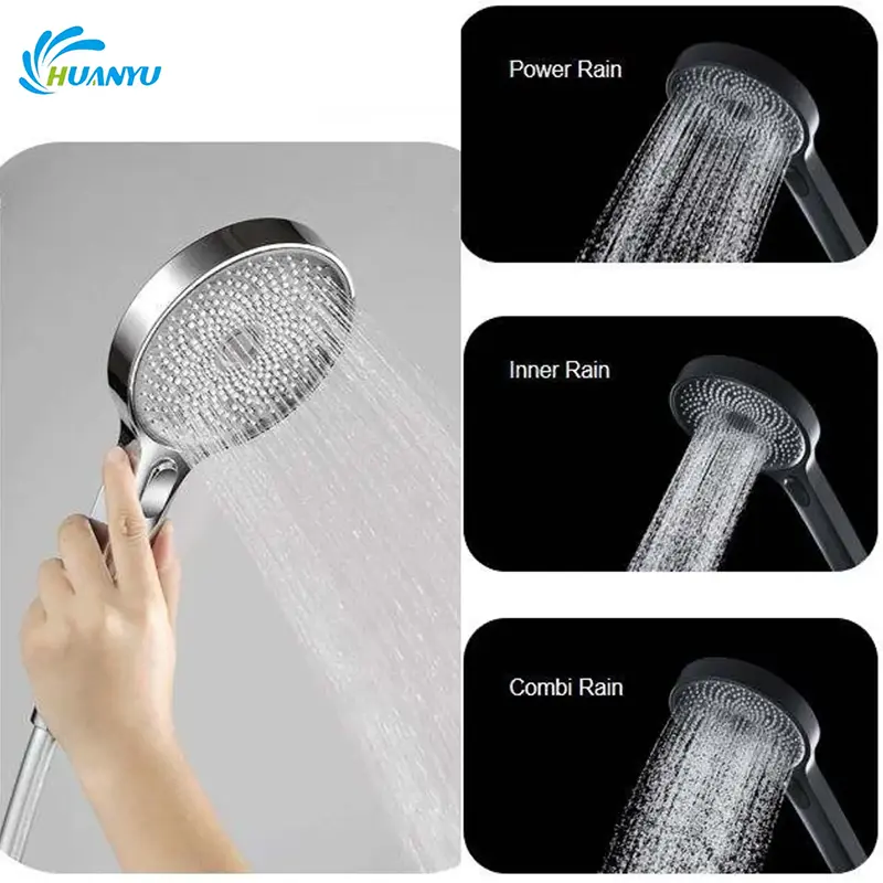 Anti-Bocor Push Button Shower Head Desain Ngirit Banyu