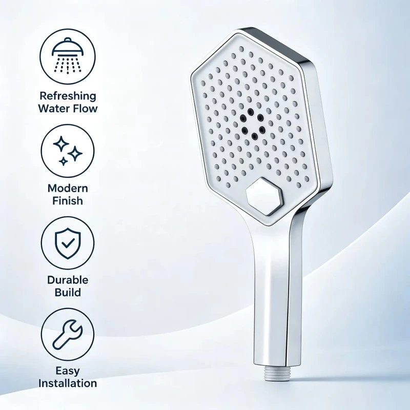 Bathroom Design Tombol Waterfall Hand Shower