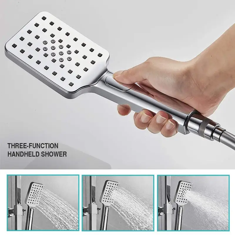 Ekonomi High Pressure Hand Shower Kanthi Tombol Pilih