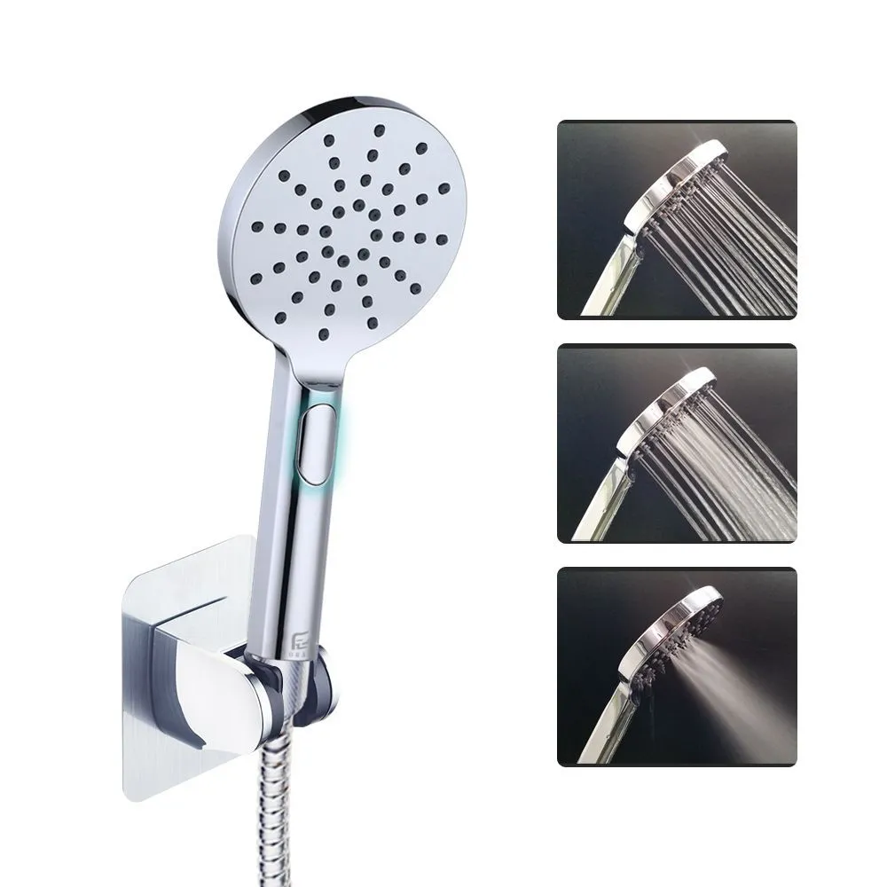Spa-Kaya Luwes Plastik Chrome Bath Push Button Shower